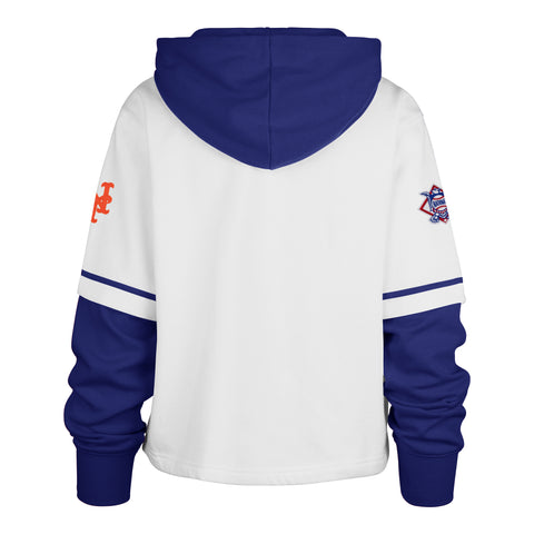 NEW YORK METS TRIFECTA CROPPED '47 SHORTSTOP PULLOVER HOOD WOMENS