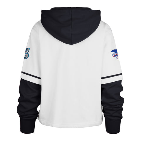 SEATTLE MARINERS TRIFECTA CROPPED '47 SHORTSTOP PULLOVER HOOD WOMENS