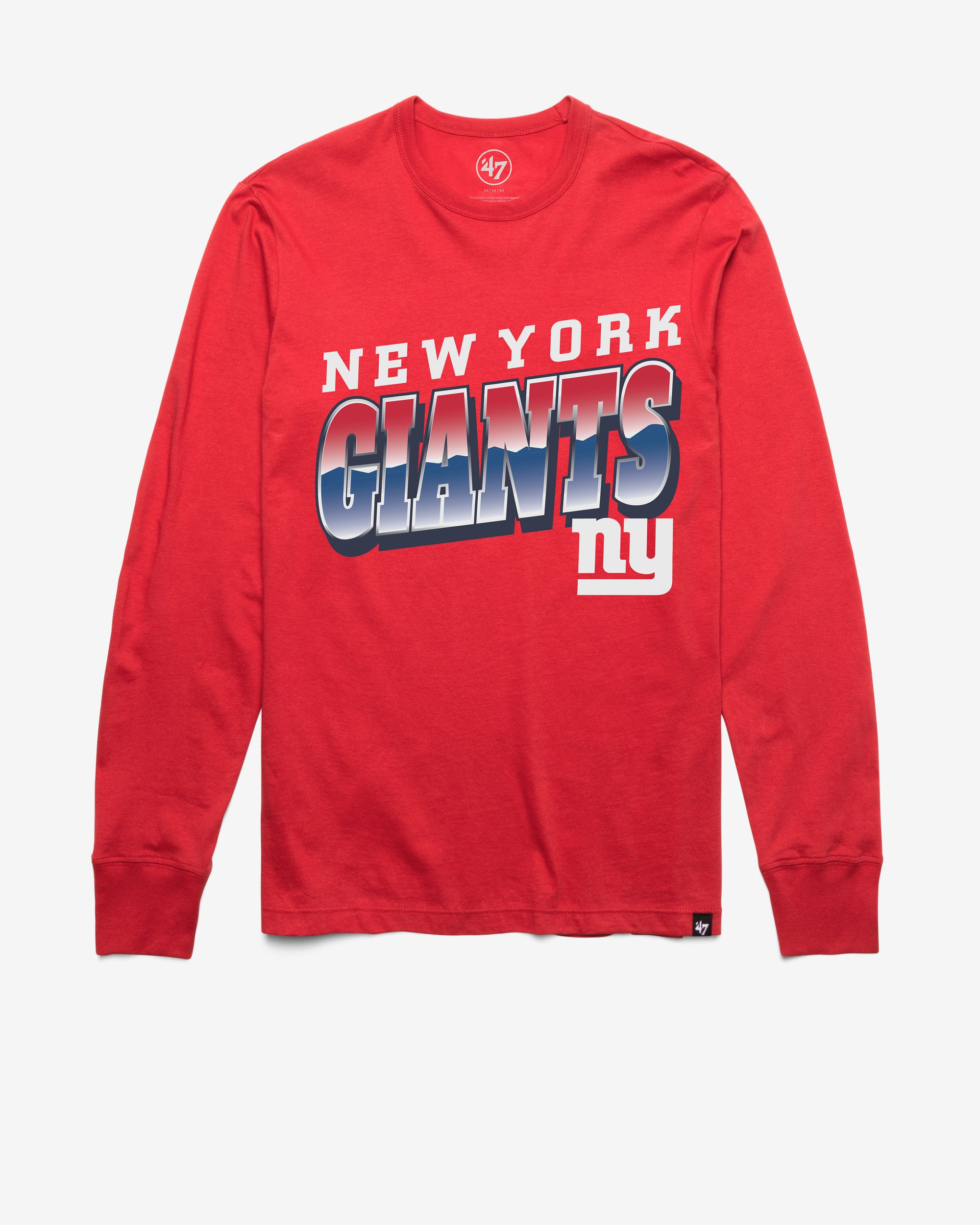 NEW YORK GIANTS POLISHED '47 FRANKLIN LONG SLEEVE TEE