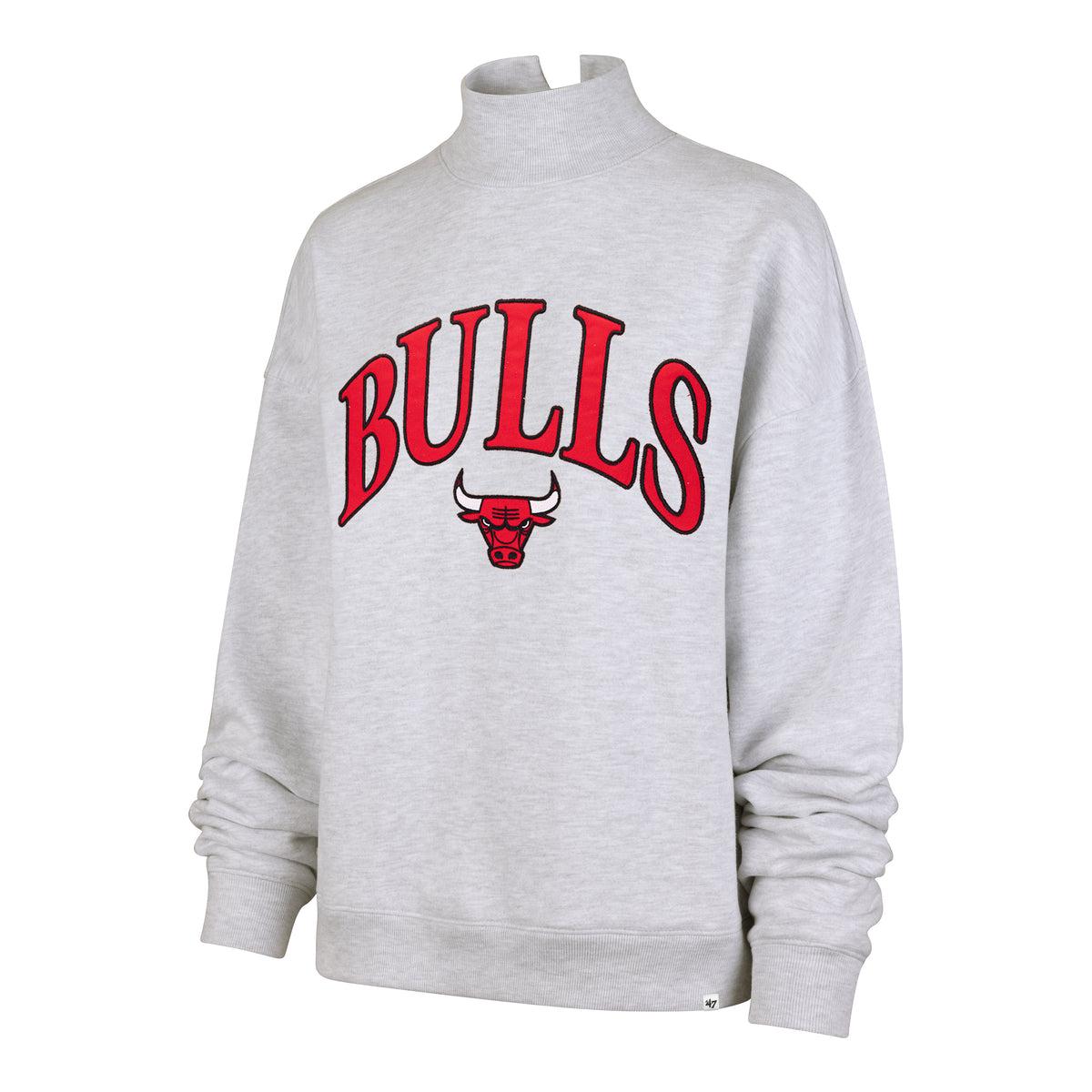 CHICAGO BULLS VANTAGE '47 WOMEN'S MOCK NECK PULLOVER