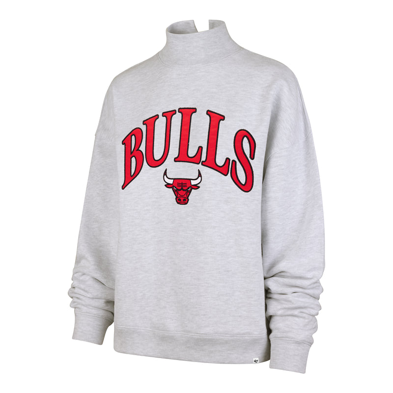 CHICAGO BULLS VANTAGE '47 WOMEN'S MOCK NECK PULLOVER
