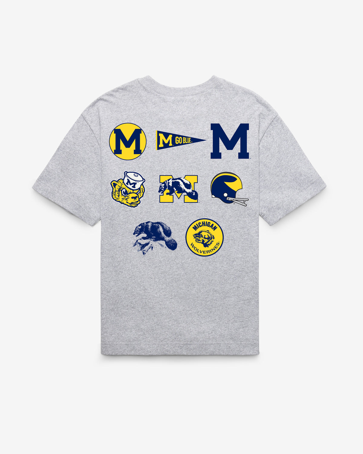 MICHIGAN WOLVERINES VINTAGE HISTORY LOCK '47 FOUNDATION TEE