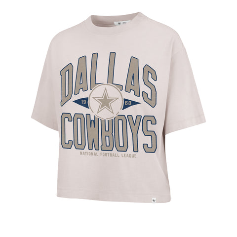 DALLAS COWBOYS WINDTHROW '47 RAVINE CROP TEE WOMENS