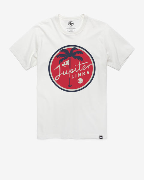 TGL FLORIDA JUPITER LINKS GOLF CLUB IMPRINT '47 FRANKLIN TEE