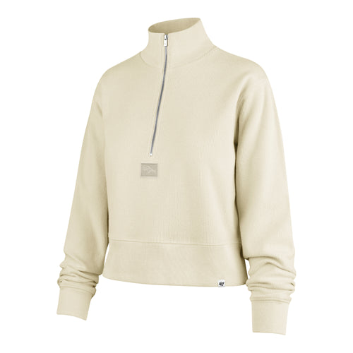 DENVER BRONCOS TRANQUILITY RIB '47 HALF ZIP WOMENS