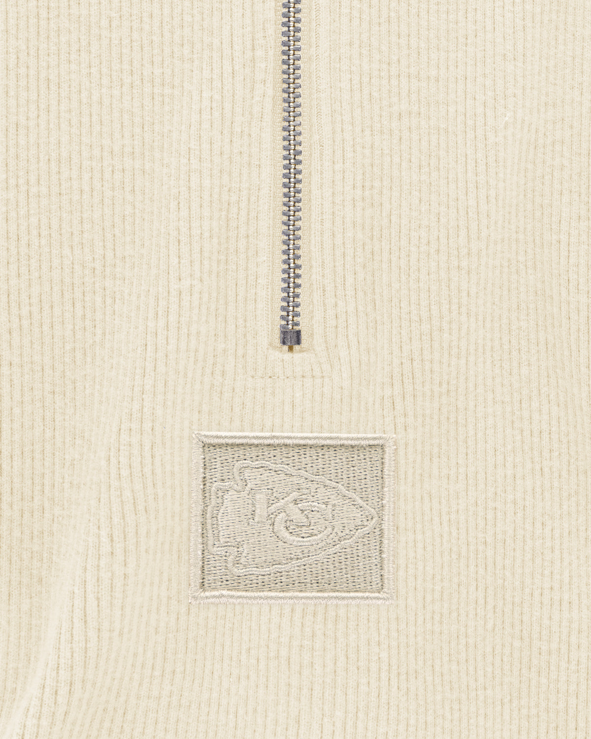 KANSAS CITY CHIEFS TRANQUILITY RIB '47 HALF ZIP WOMENS