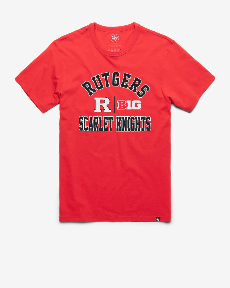 RUTGERS SCARLET KNIGHTS BIG10 ARCH '47 FRANKLIN TEE