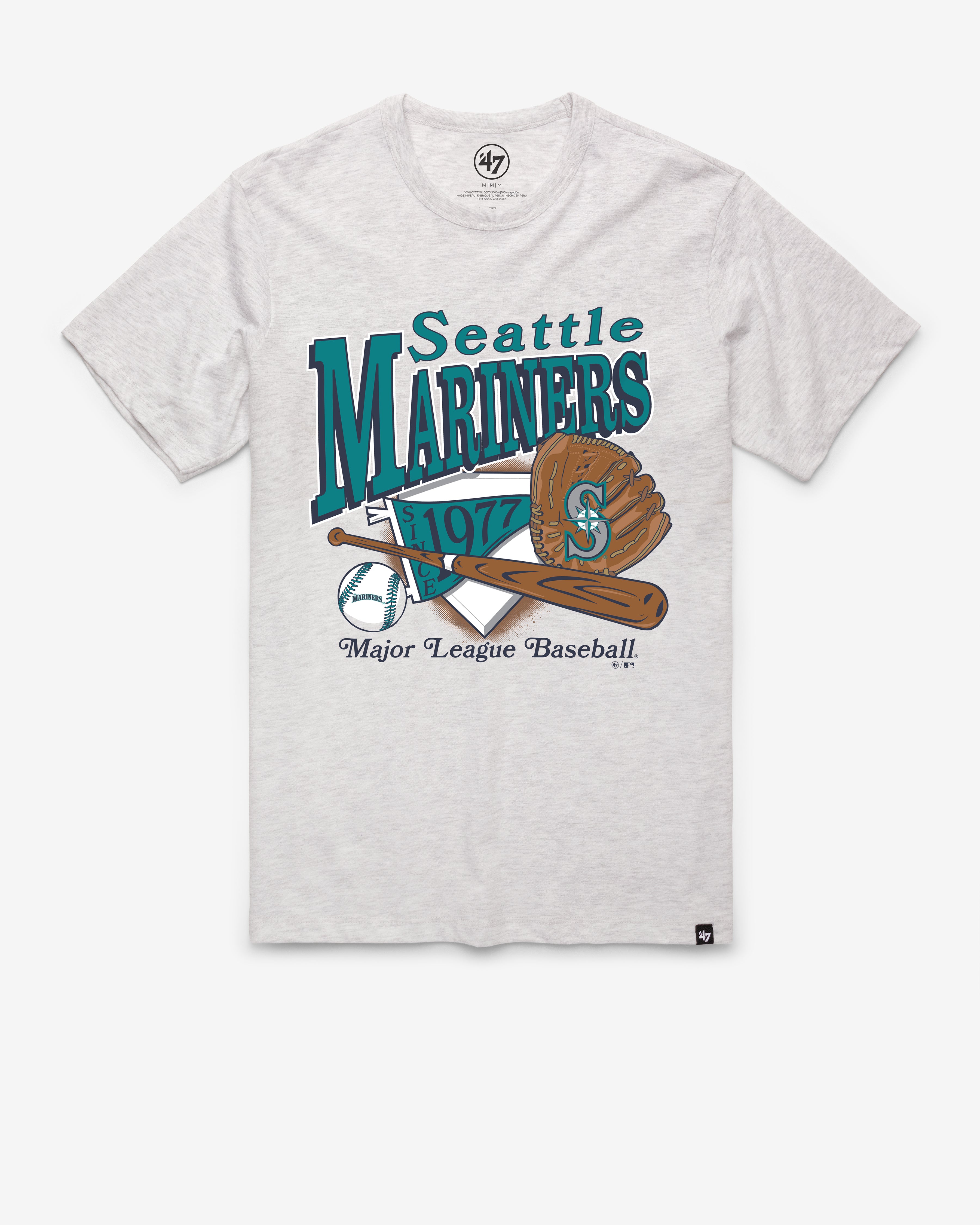 SEATTLE MARINERS AT BAT '47 FRANKLIN TEE - Relay grey