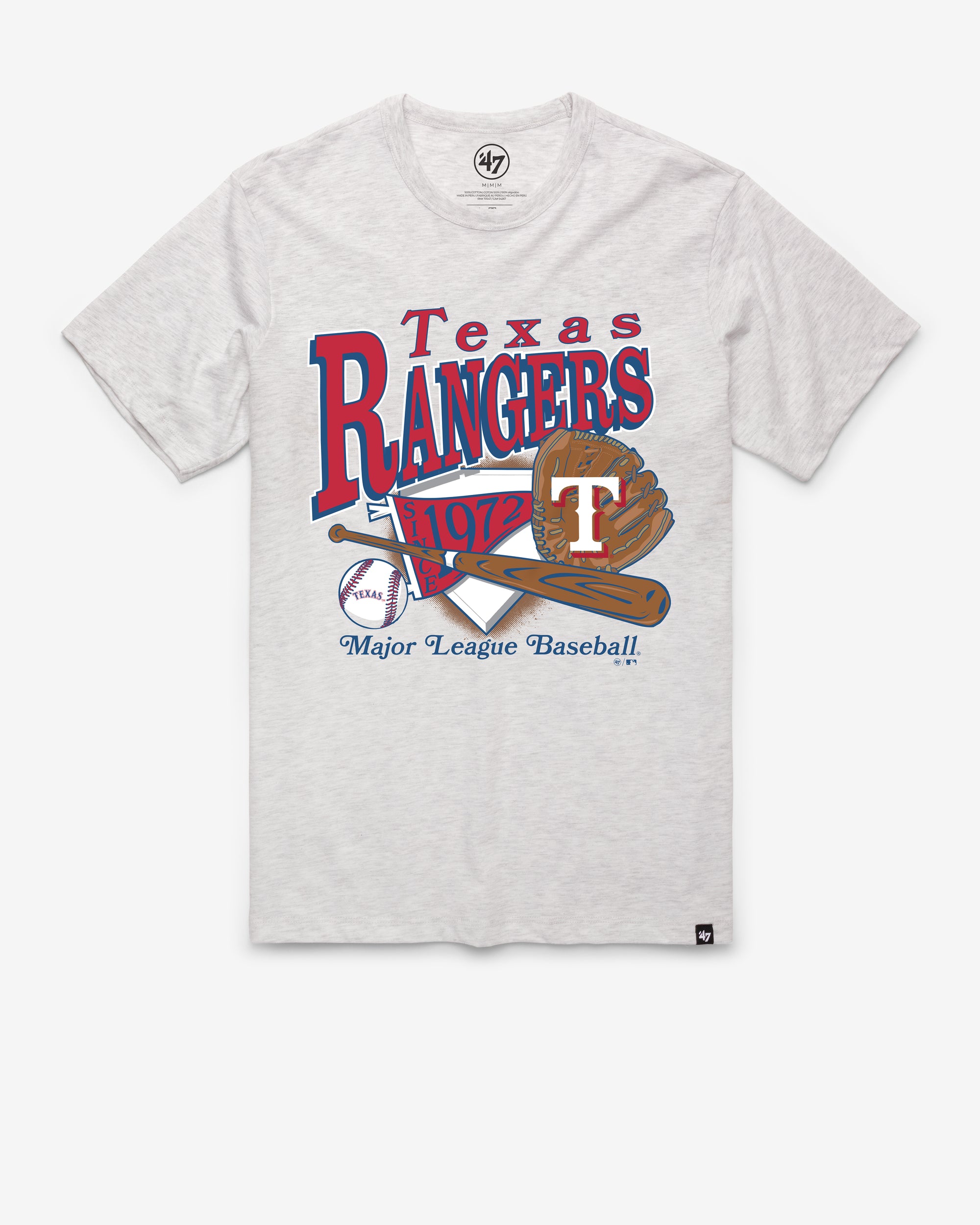 TEXAS RANGERS AT BAT '47 FRANKLIN TEE