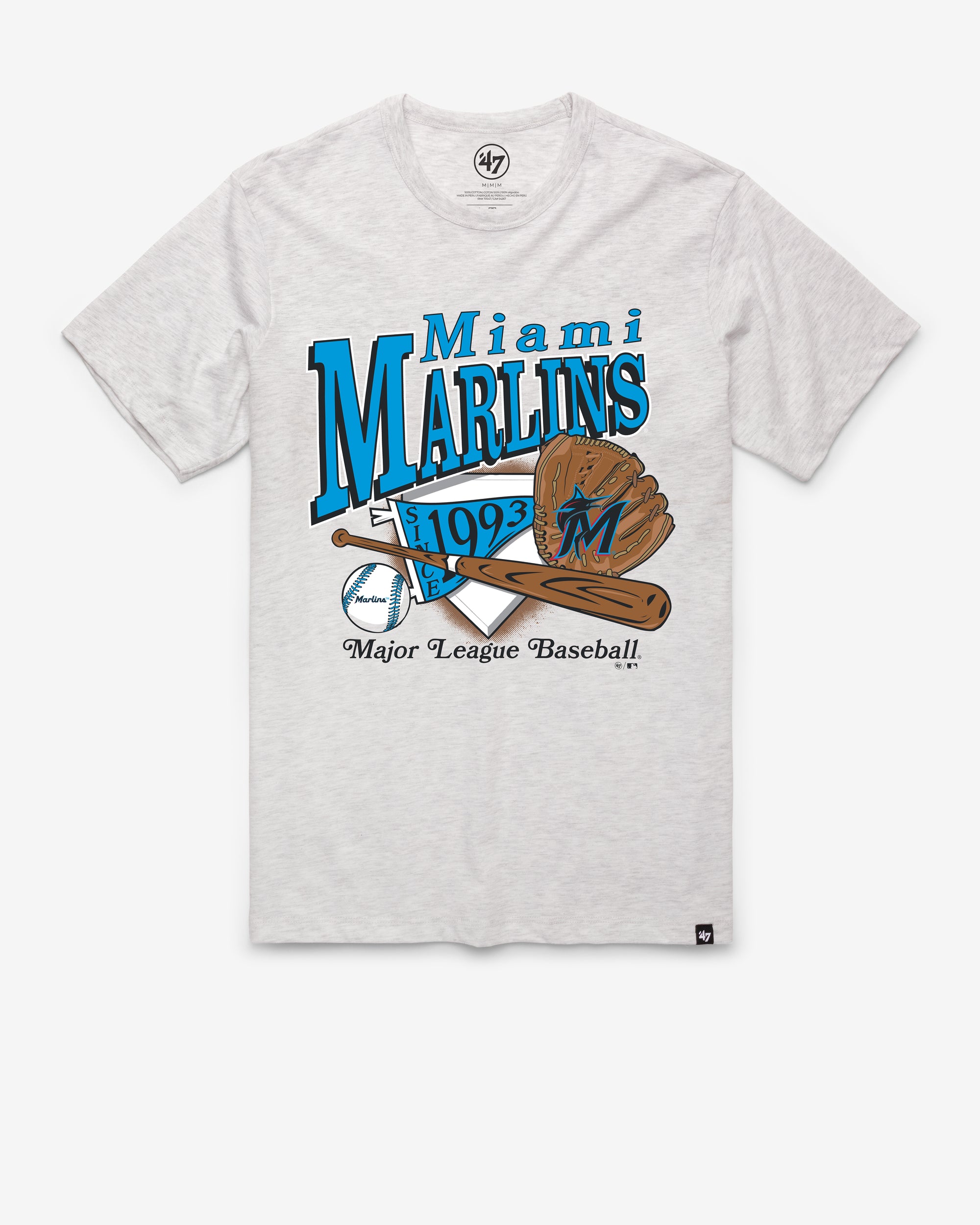 MIAMI MARLINS AT BAT '47 FRANKLIN TEE
