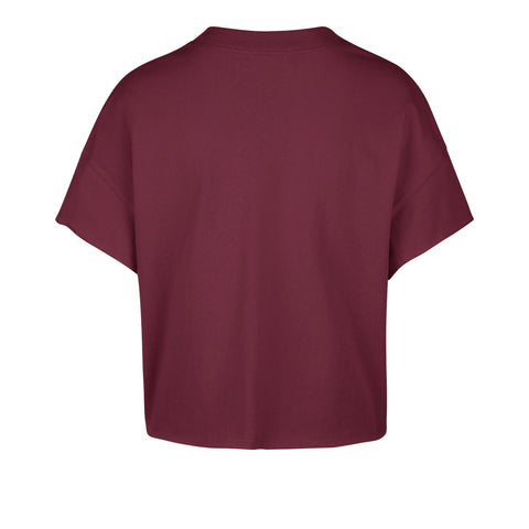 ALABAMA CRIMSON TIDE ELATION '47 OVERSIZED NOTCH NECK TEE WOMENS