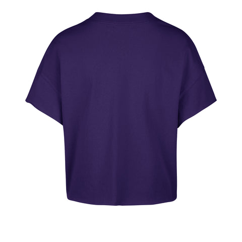 LOUISIANA STATE TIGERS LSU ELATION '47 OVERSIZED NOTCH NECK TEE WOMENS