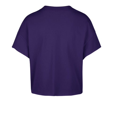 LOUISIANA STATE TIGERS LSU ELATION '47 OVERSIZED NOTCH NECK TEE WOMENS