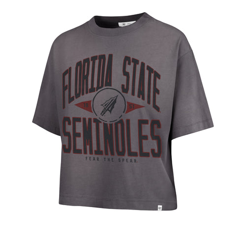 FLORIDA STATE SEMINOLES WINDTHROW '47 RAVINE CROP TEE WOMENS