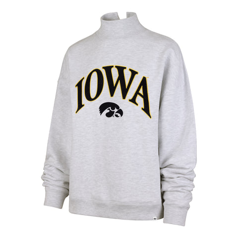 IOWA HAWKEYES VANTAGE '47 MOCK NECK PULLOVER WOMENS