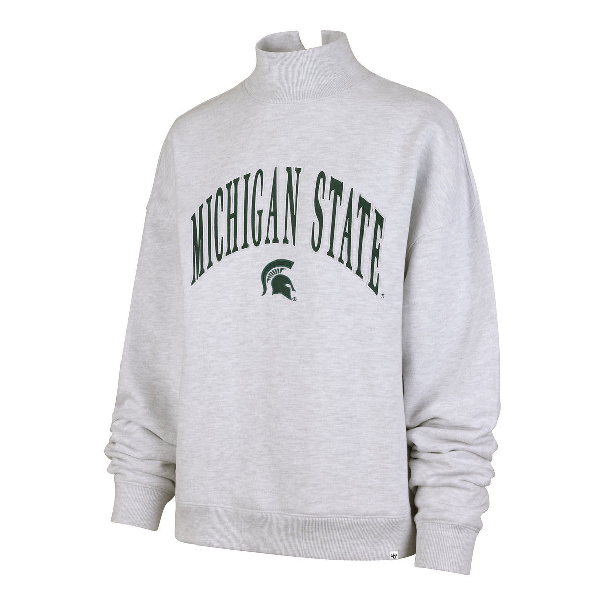 MICHIGAN STATE SPARTANS VANTAGE '47 MOCK NECK PULLOVER WOMENS