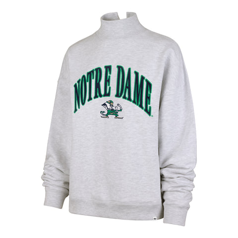 NOTRE DAME FIGHTING IRISH VANTAGE '47 MOCK NECK PULLOVER WOMENS