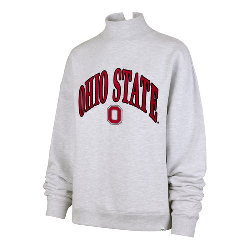 OHIO STATE BUCKEYES VANTAGE '47 MOCK NECK PULLOVER WOMENS