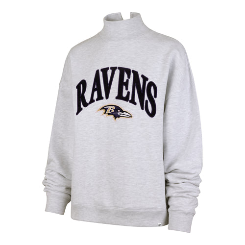 BALTIMORE RAVENS VANTAGE '47 MOCK NECK PULLOVER WOMENS