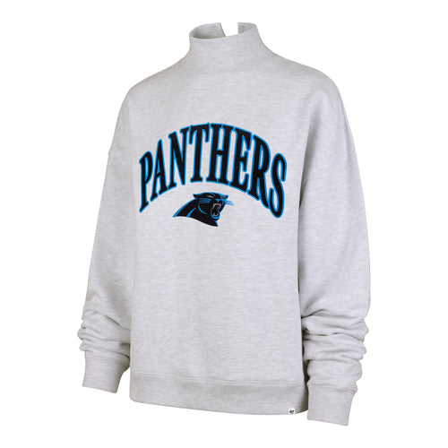 CAROLINA PANTHERS VANTAGE '47 MOCK NECK PULLOVER WOMENS