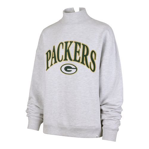 GREEN BAY PACKERS VANTAGE '47 MOCK NECK PULLOVER WOMENS