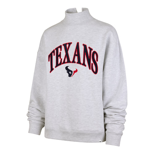 HOUSTON TEXANS VANTAGE '47 MOCK NECK PULLOVER WOMENS