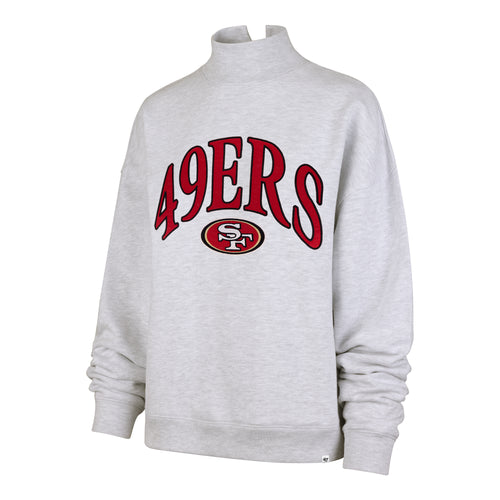 SAN FRANCISCO 49ERS VANTAGE '47 MOCK NECK PULLOVER WOMENS