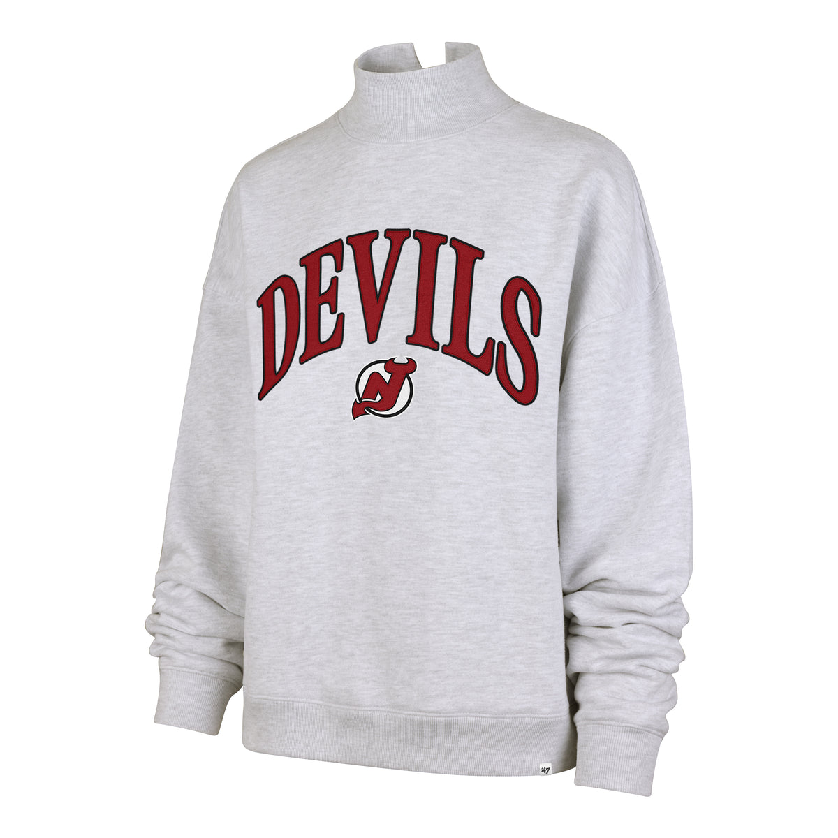 NEW JERSEY DEVILS VANTAGE '47 MOCK NECK PULLOVER WOMENS