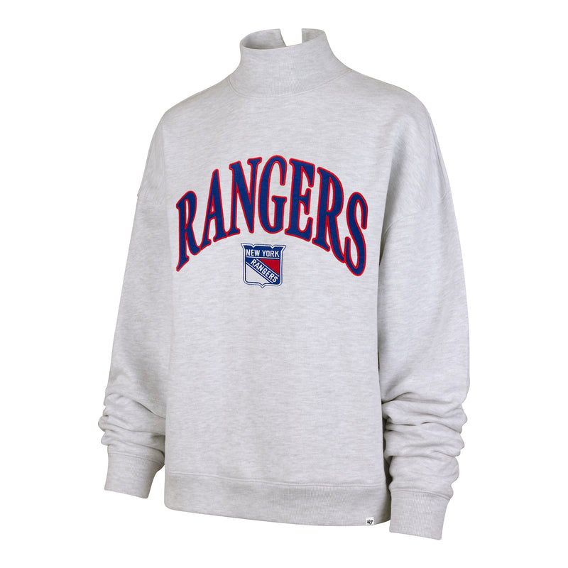 NEW YORK RANGERS VANTAGE '47 MOCK NECK PULLOVER WOMENS