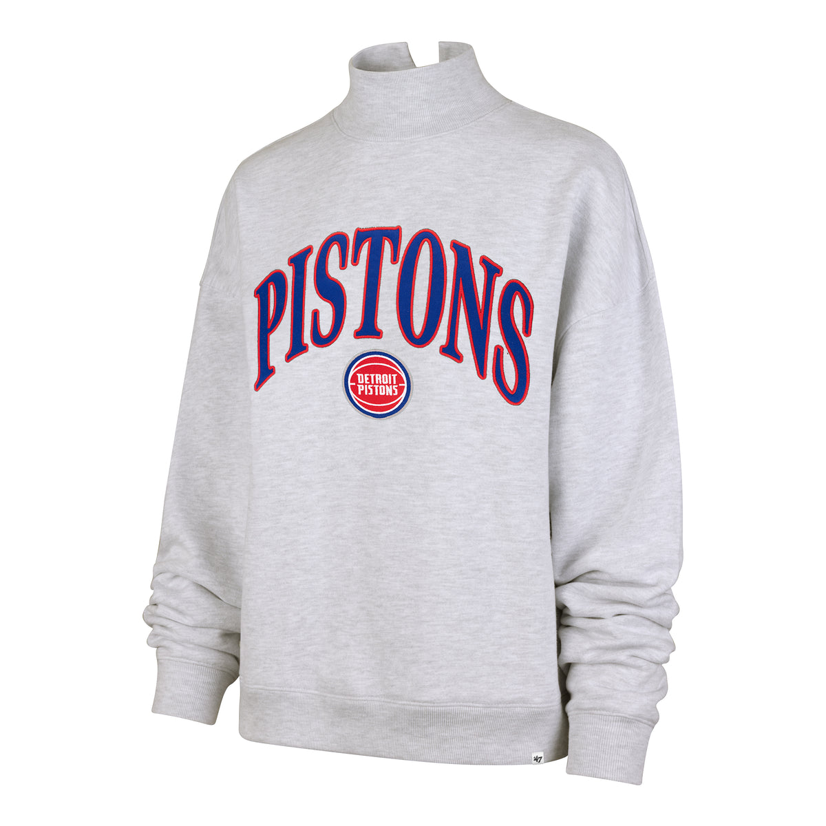 DETROIT PISTONS VANTAGE '47 WOMEN'S MOCK NECK PULLOVER