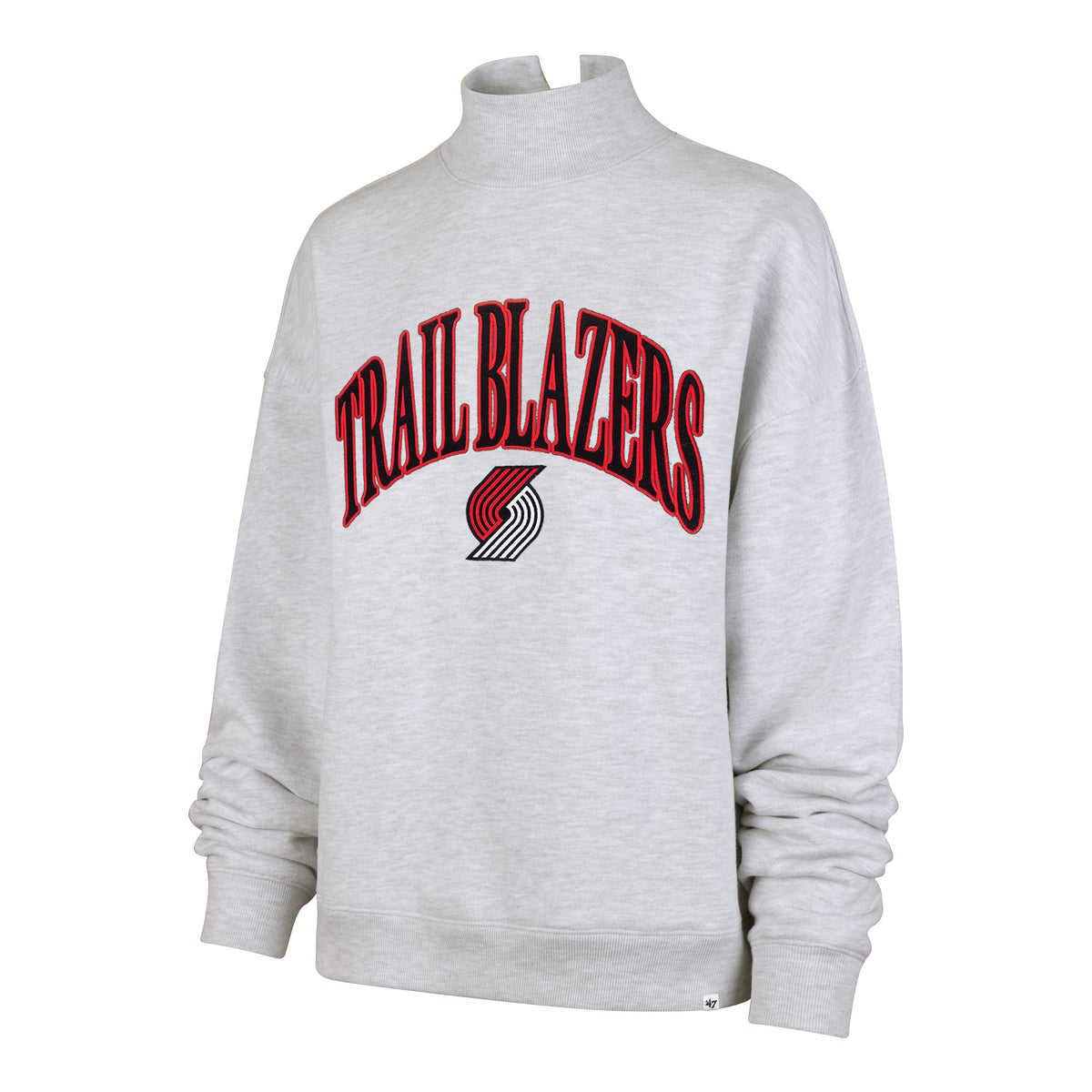 PORTLAND TRAILBLAZERS VANTAGE '47 WOMEN'S MOCK NECK PULLOVER