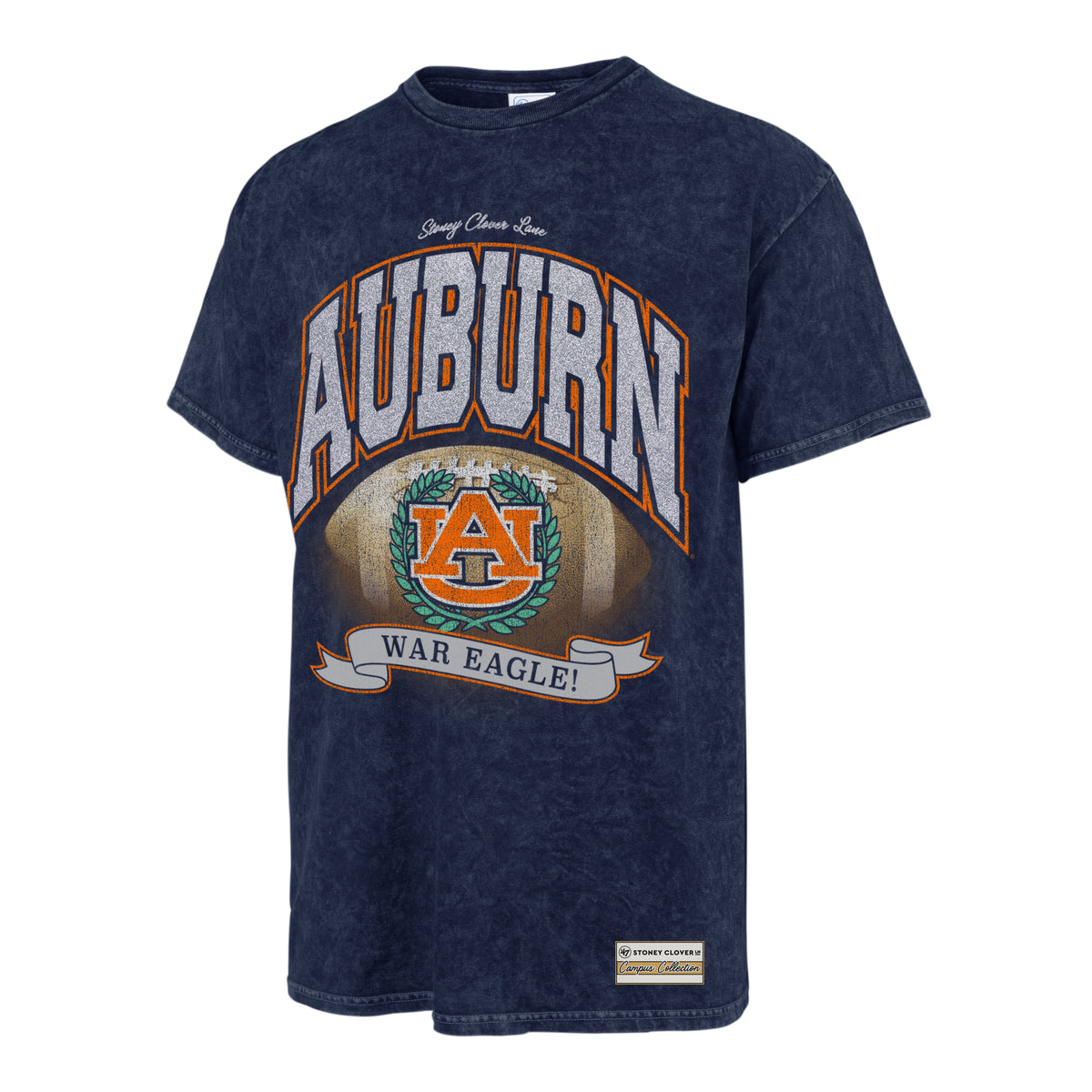 AUBURN TIGERS STONEY CLOVER LANE X '47 VINTAGE TUBULAR TEE