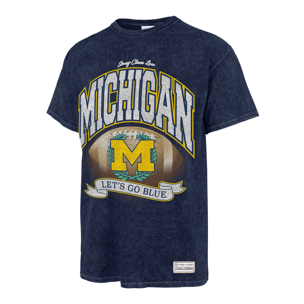 MICHIGAN WOLVERINES STONEY CLOVER LANE X '47 VINTAGE TUBULAR TEE
