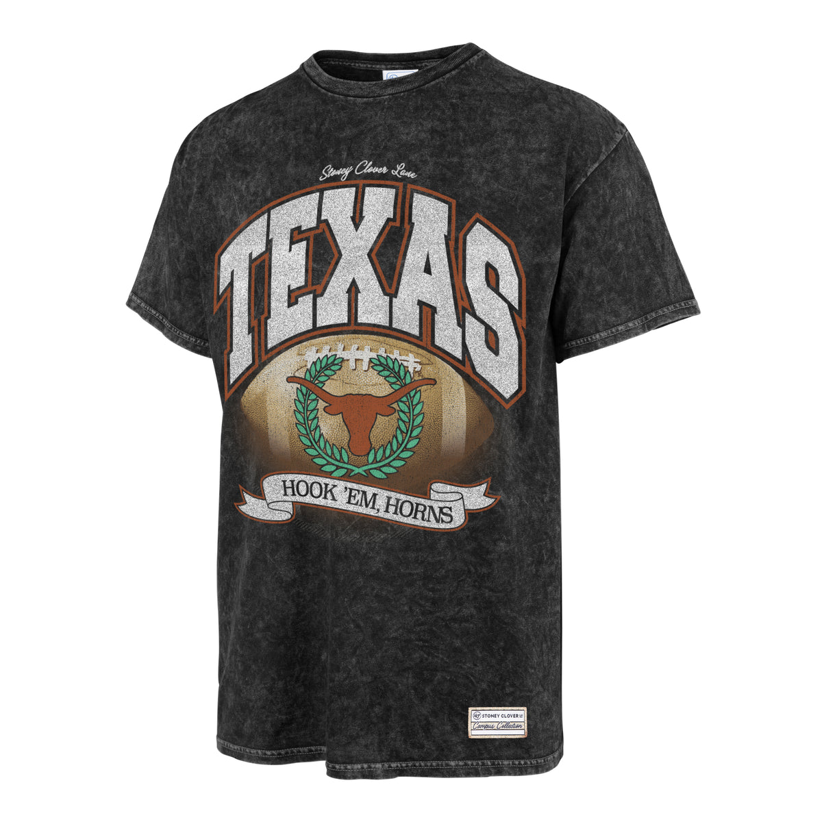 TEXAS LONGHORNS  STONEY CLOVER LANE X '47 VINTAGE TUBULAR TEE