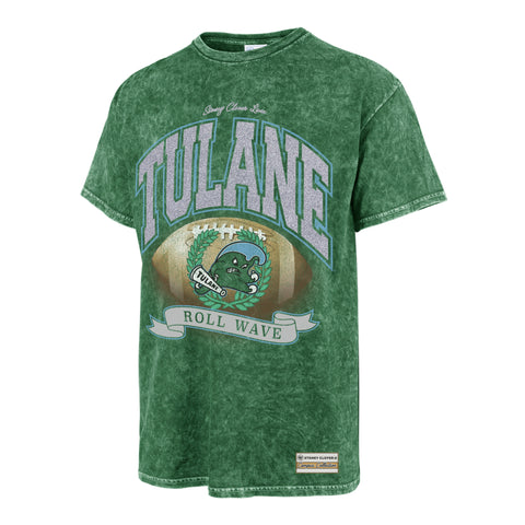 TULANE GREEN WAVE STONEY CLOVER LANE X '47 VINTAGE TUBULAR TEE