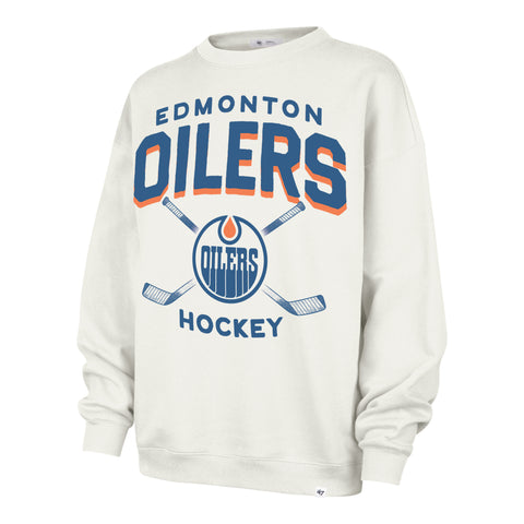EDMONTON OILERS ARCH CLOUD '47 OVERSIZED CREW WOMENS