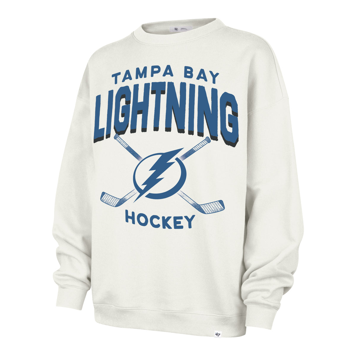 TAMPA BAY LIGHTNING ARCH CLOUD '47 OVERSIZED CREW WOMENS