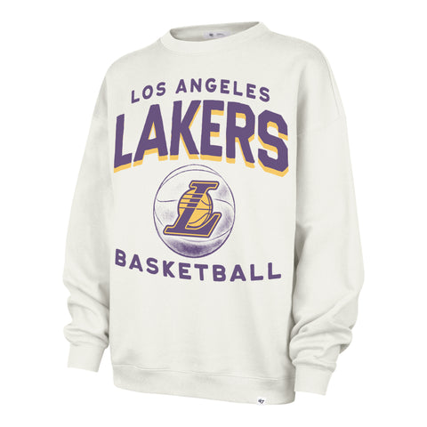 LOS ANGELES LAKERS ARCH CLOUD '47 OVERSIZED CREW WOMENS