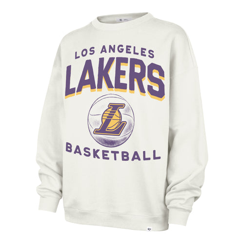 LOS ANGELES LAKERS ARCH CLOUD '47 OVERSIZED CREW WOMENS