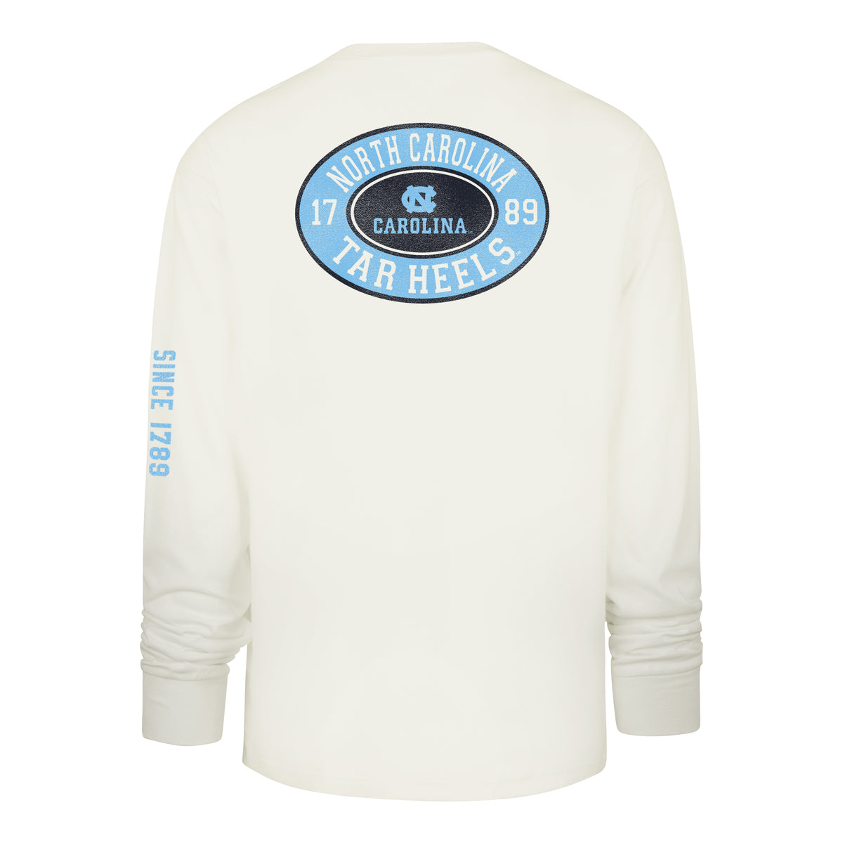 NORTH CAROLINA TAR HEELS UNC TIDE SWEEP MONTAUK '47 FOUNDATION LONG SLEEVE