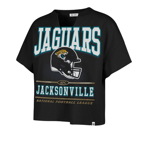 JACKSONVILLE JAGUARS ELATION '47 OVERSIZED NOTCH NECK TEE WOMENS