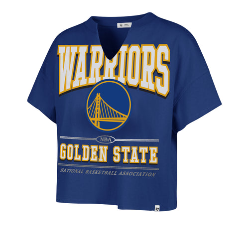 GOLDEN STATE WARRIORS ELATION OVERSIZED '47 NOTCH NECK TEE WOMENS