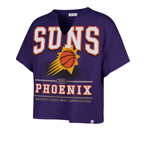 PHOENIX SUNS ELATION OVERSIZED '47 NOTCH NECK TEE WOMENS