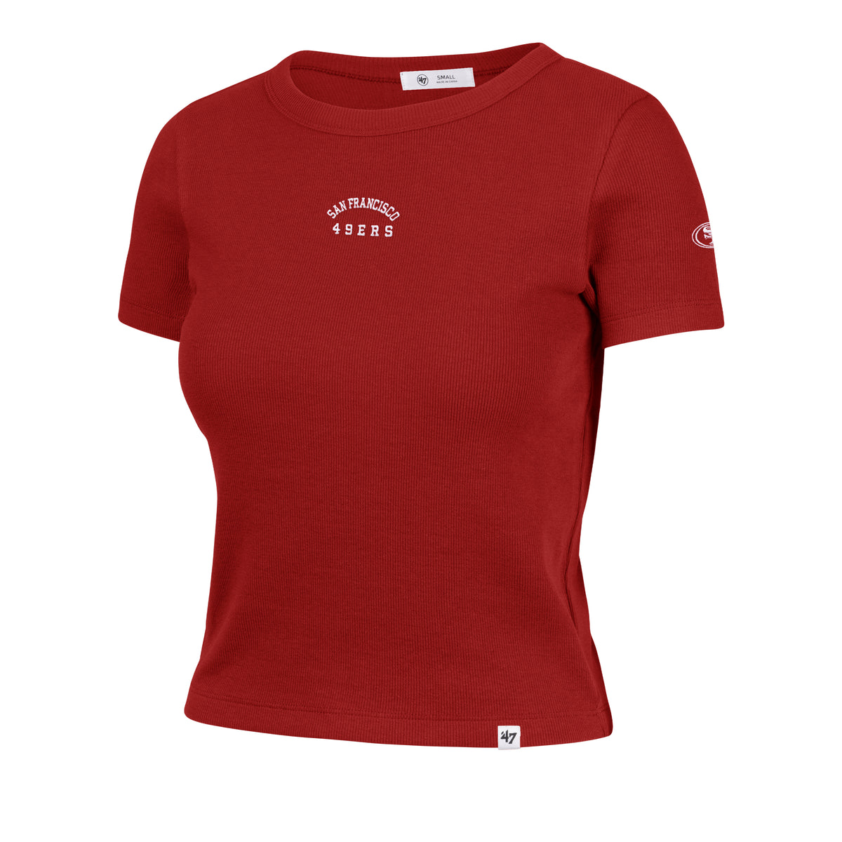 SAN FRANCISCO 49ERS SPIRITED '47 WOMEN'S BABY RIB TEE
