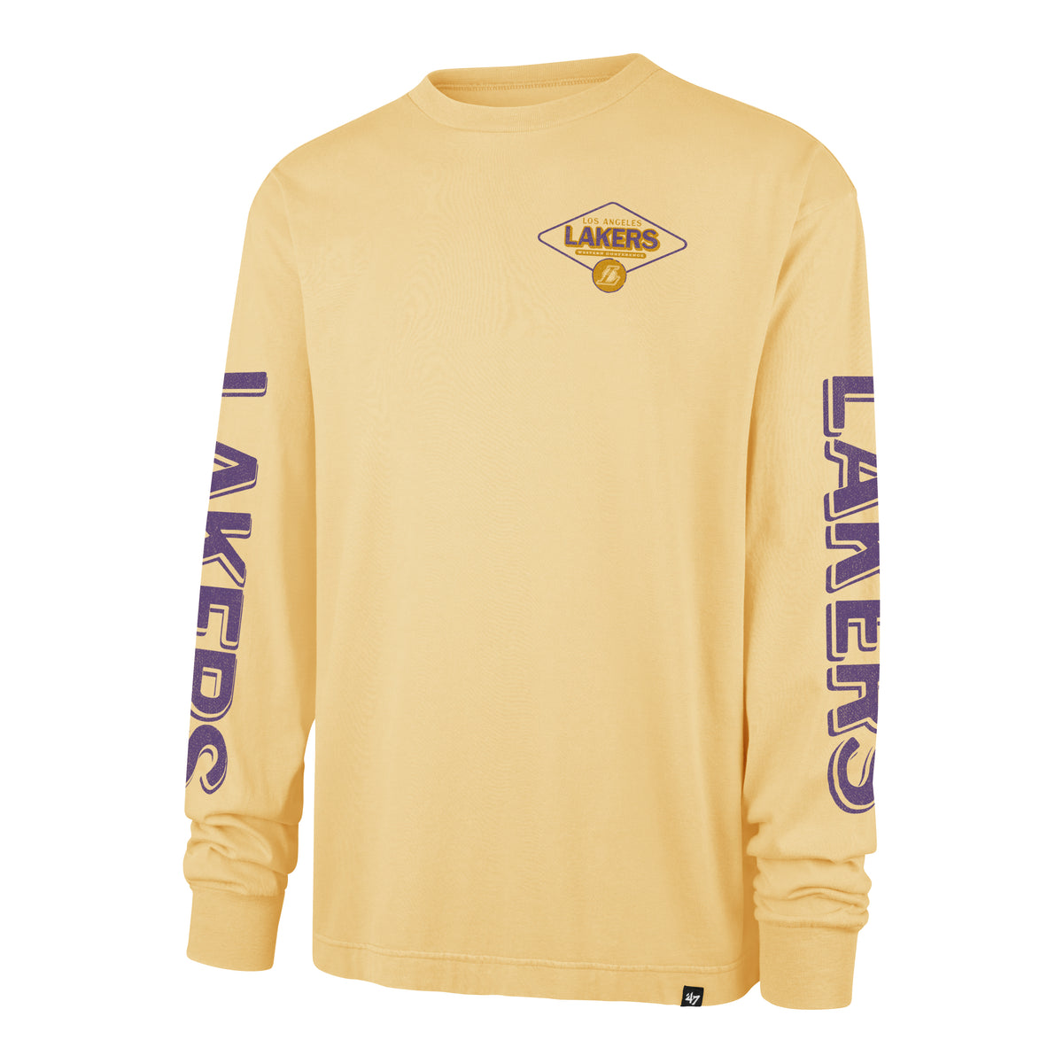 LOS ANGELES LAKERS CAIRN '47 RAVINE FOUNDATION LONG SLEEVE TEE