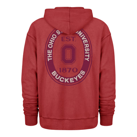 OHIO STATE BUCKEYES BOOT PATH '47 RAVINE FLEECE HOOD