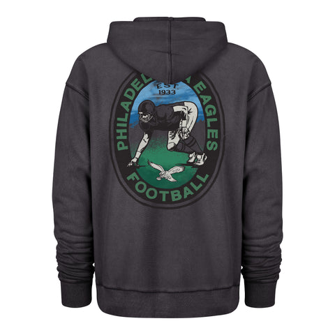 PHILADELPHIA EAGLES HISTORIC BOOT PATH '47 RAVINE FLEECE HOOD