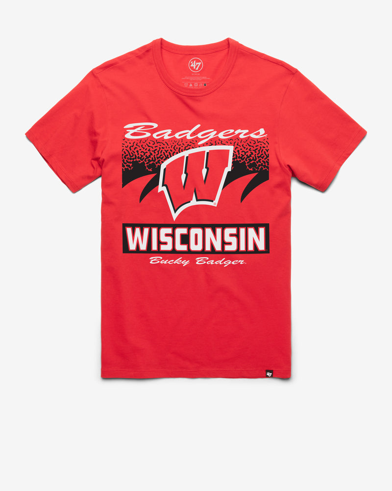 WISCONSIN BADGERS WAVER '47 FRANKLIN TEE