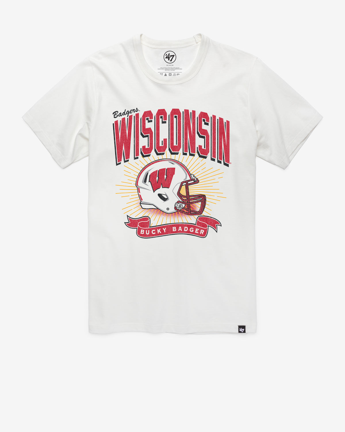 WISCONSIN BADGERS PRIME PLAY '47 FRANKLIN TEE