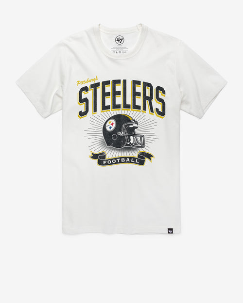 PITTSBURGH STEELERS HISTORIC PRIME '47 PLAY FRANKLIN TEE